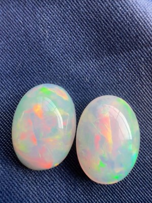 Opal Gemstone Pair