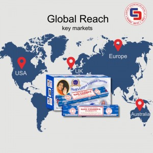 Global presence of Satya Incense