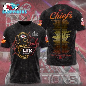 Kansas City Chiefs 2025 Super Bowl LIX LImited Shirt 1