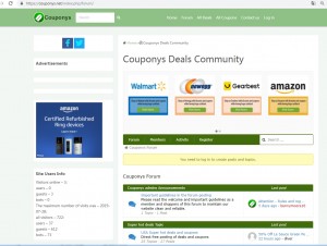 Couponys forum and community