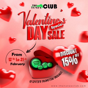 Valentine's Day Sale on Spotify Promotion
