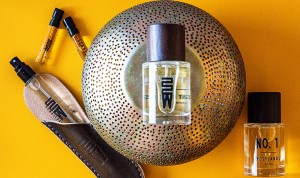 WESTLANDS sign and fragrances