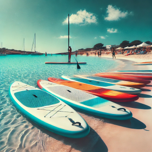 sup paddle board ses illetes beach
