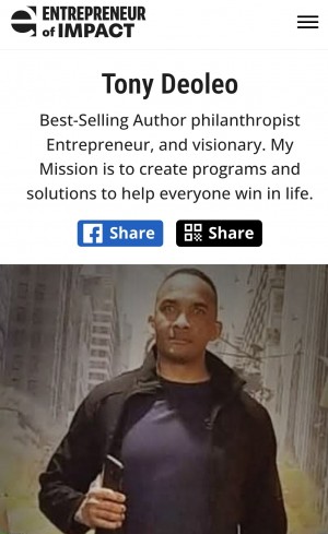 Cast Vote for Tony Deoleo to make Him win The California Entrepreneur of Impact Primaries 