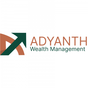 white Adyanth brand logo