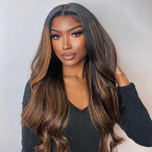 Highlight Balayage Body Wave Wig