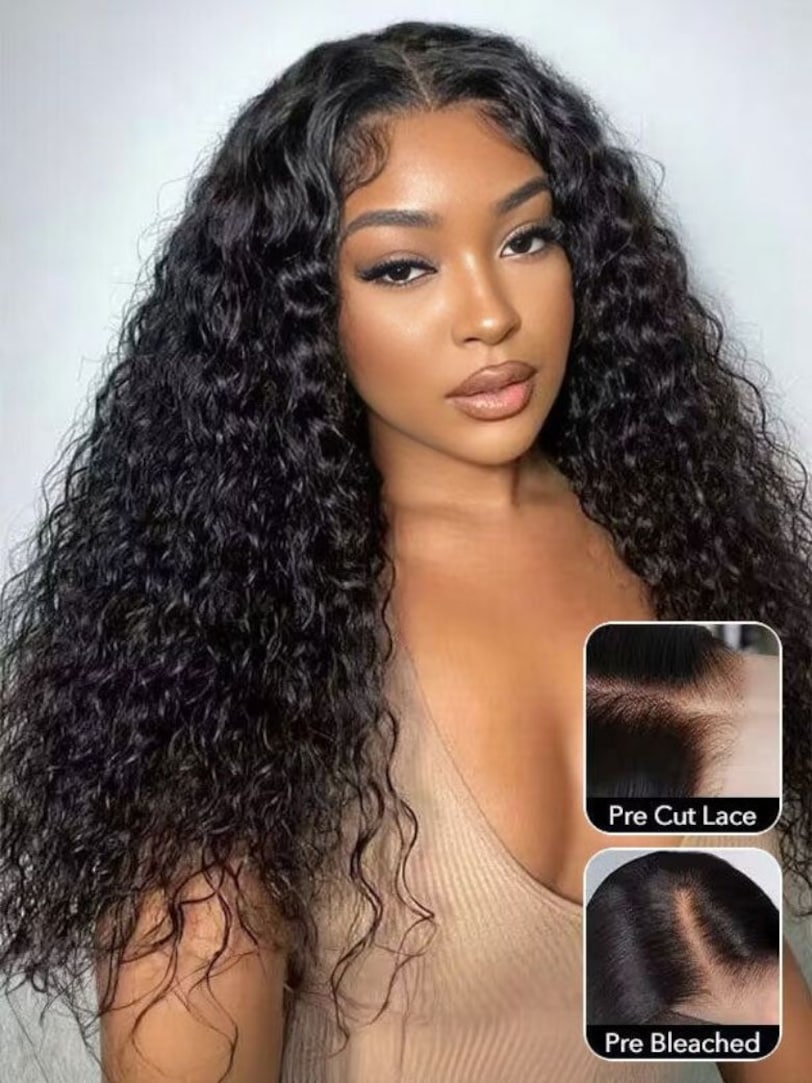 Water Wave Put On and Go Glueless Wig