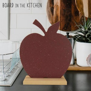 Apple Custom Cutting Board, Corian Cutting Board, Birthday Gift.