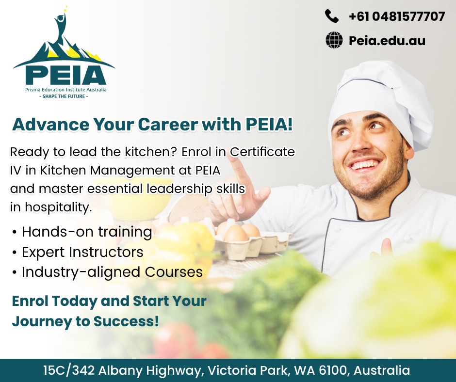 Elevate Your Culinary Skills with Certificate IV in Kitchen Management
