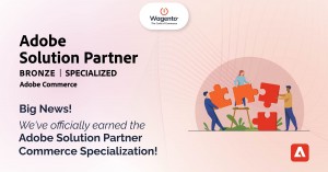 Company Milestone Adobe Solution Partner Commerce Specialization rectangle