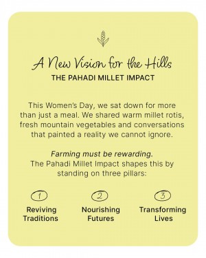 The Pahadi Story Pahadi Millet Impact Vision.