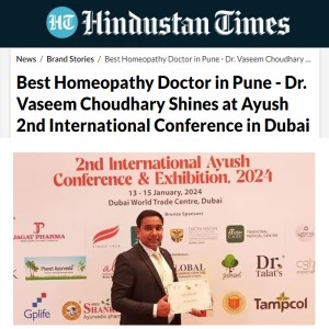 Dr.Vaseem Shines at Ayush 2nd International Conference in Dubai