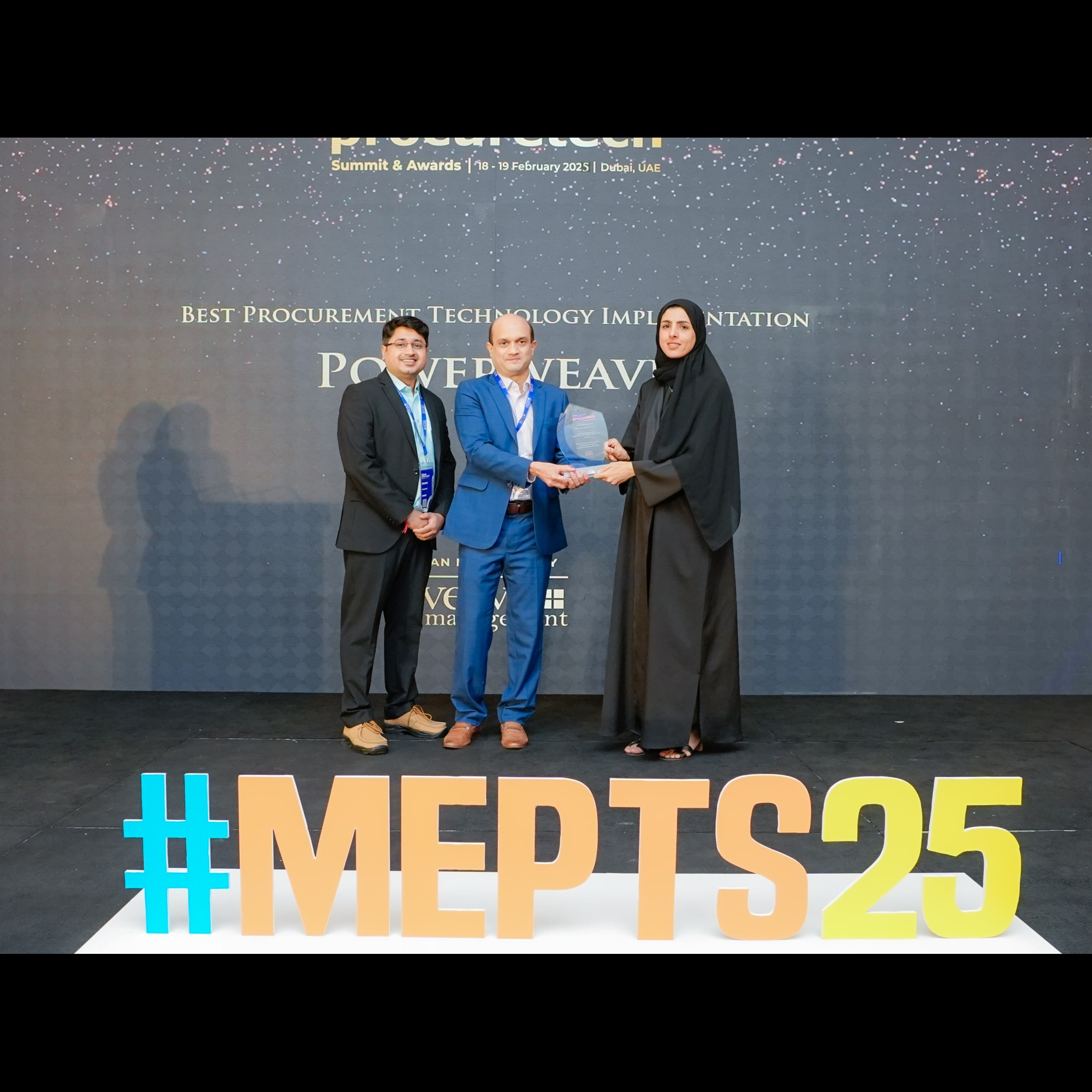 Powerweave Wins ‘Best Procurement Technology Implementation’ at Middle East Procuretech Summit 2025