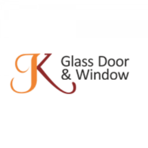 Jk glass door logo