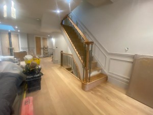 Staircase With Metal Spindles