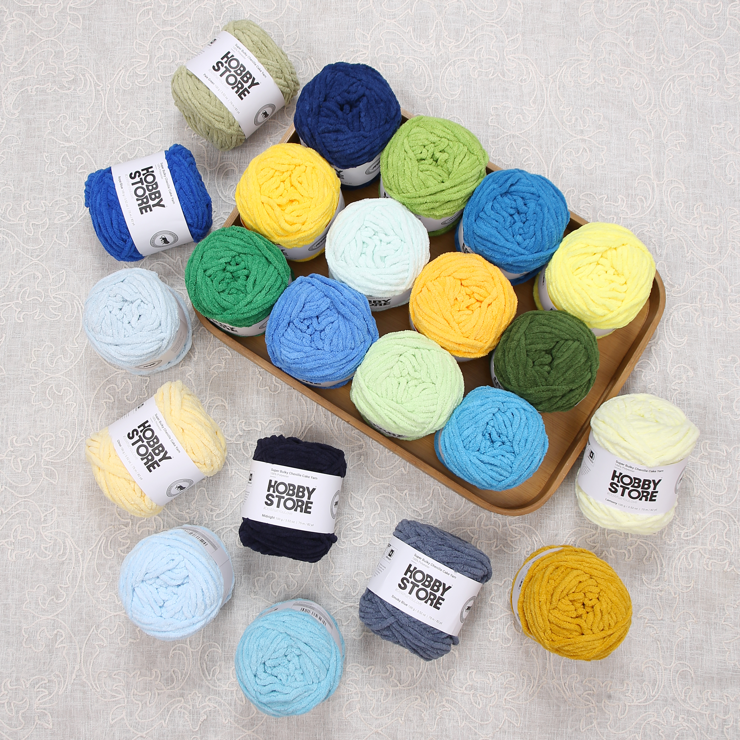 Magic Needles Introduces Hobby Store Chenille Yarn – A First in India with Three Thicknesses – 56 Colours