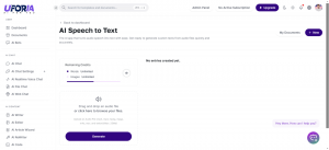 Uforia AI - Speech To Text