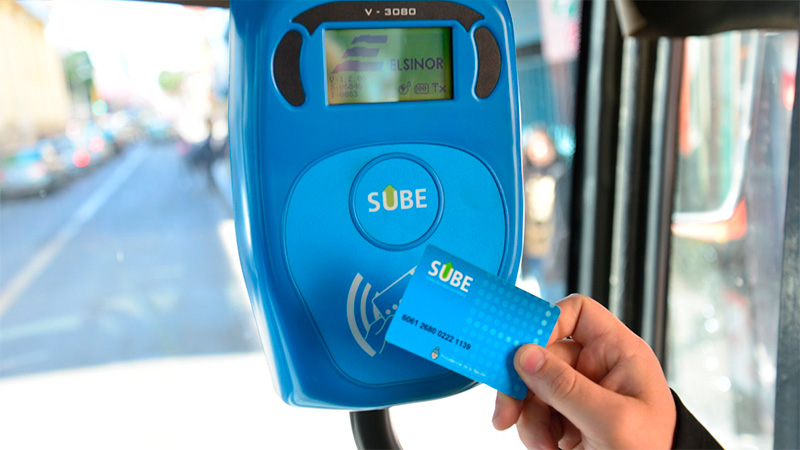 Sube is the contactless smart card used across the Argentinian transport system by over 16M users for over 11M daily trips Sube is the contactless smart card used across the Argentinian transport system by over 16M users for over 11M daily trips