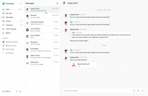Teamcamp Message Feature