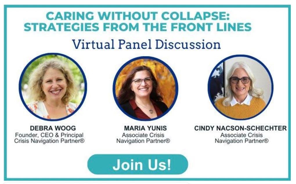 Join Us-Caring Without Collapse: Strategies From the Frontlines