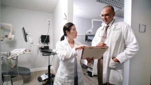 Teamwork in action at U Shine Dental Alexandria Dr Irene Shin and Dr Farhan Qureshi collaborate to d