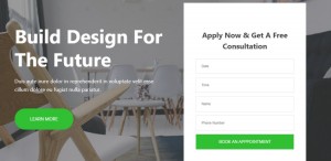 Optiin landing page sample