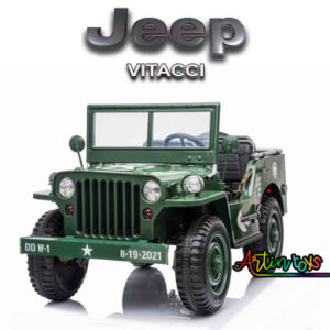 800 w 24 v Jeep Vitacci kids ride on car green