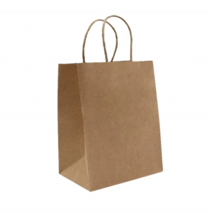 kraft paper bag with twisted handles debbie 10 x 5 x 13 250pcs ampack 36394772136094