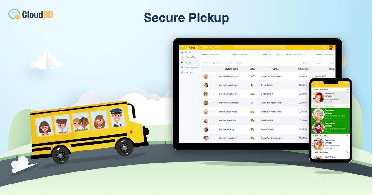 CloudBB Student Pickup Management Software CloudBB Student Pickup Management Software