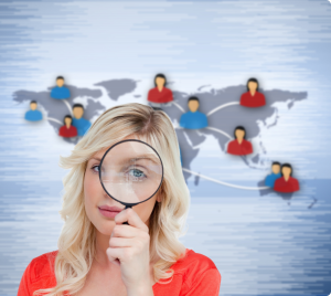 business person is checking how website redesign results