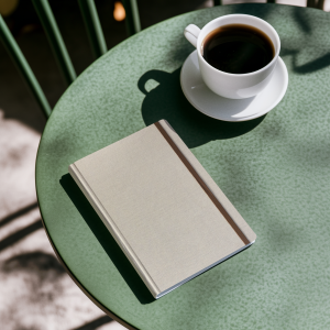 Daily wellness journal to help busy professionals plan meals, movement, and mindfulness.