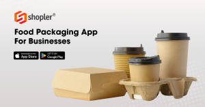 Order food packaging on the go — Download the Shopler app now for fast, easy, wholesale ordering.