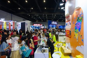 The crowd in Taiwan Pavilion during MATTA Fair Sep 2024