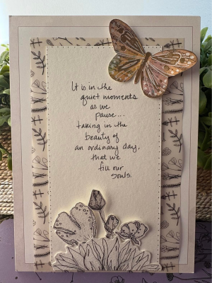 Hand-written Little Written Art card