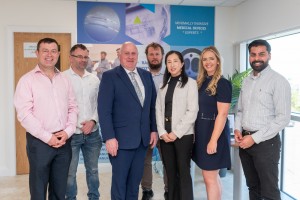 Salt medical team with Minister Noel Grealish