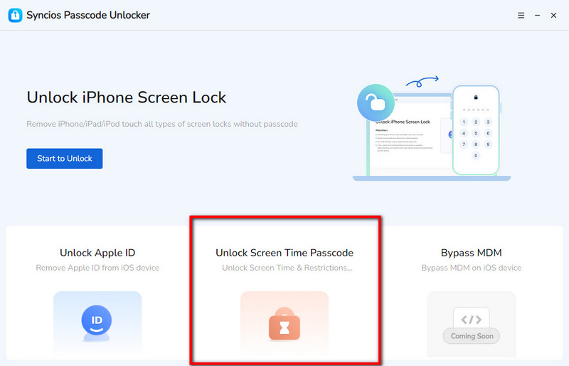 select to unlock screen time lock select to unlock screen time lock