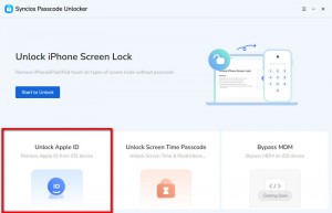 select to remove apple id