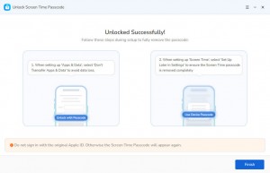 successfully unlock screen time lock
