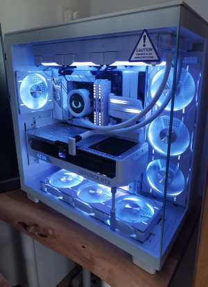 Custom White PC Build by iBUYPC