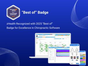 zHealth Awarded 2025 “Best of” Badge for Excellence in Chiropractic Software