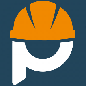 Prestartr submark blue background