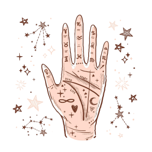 palmistry with zodiac stars1