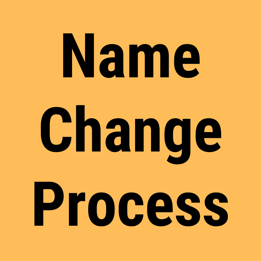 Chagne of name
