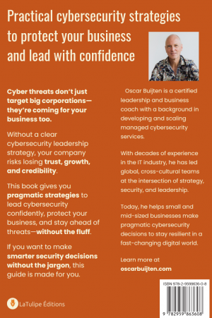 Back Cover – Cybersecurity Leadership