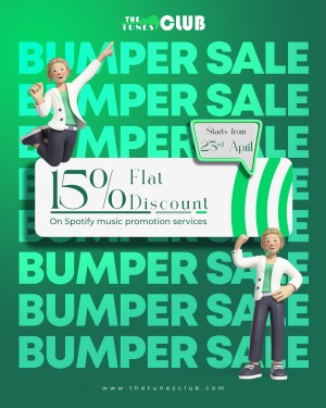 Month End Sale on Spotify Promotion Services