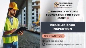 Pre Slab Pour Inspection