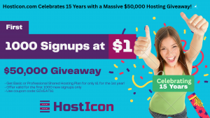 Hosticon Giveaway