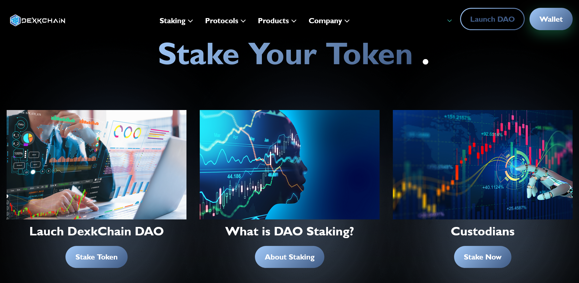 DexkChain Unlock Passive Income with DAO Staking Smart Yield Farming