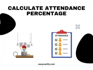 How to calculate attendance percentage