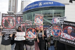 Jeane Marie Leads National Campaign to Demand NHL Accountability on Domestic Violence
